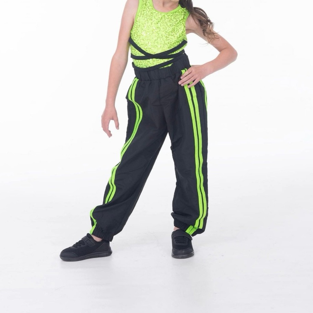 Kids Neon Green and Black Costume